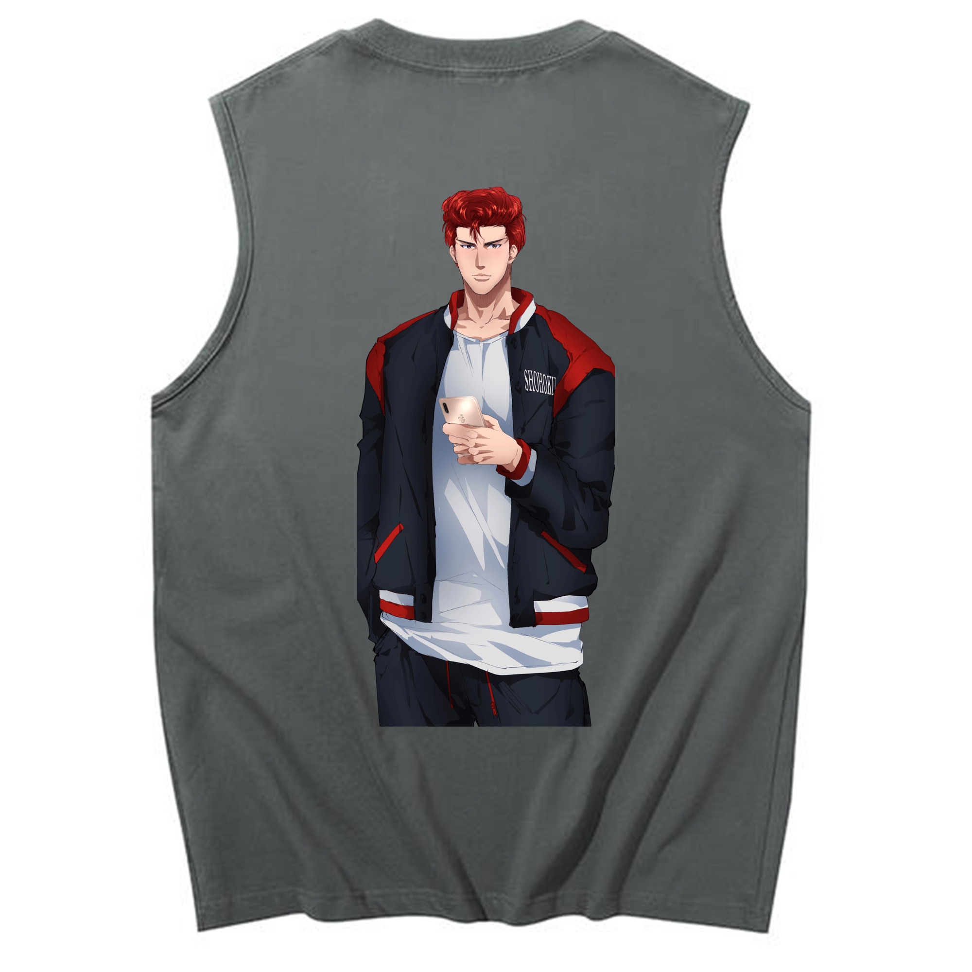 （画像用） SLAM DUNK／スラムダンク コットン100％タンクトップ（背面プリント）